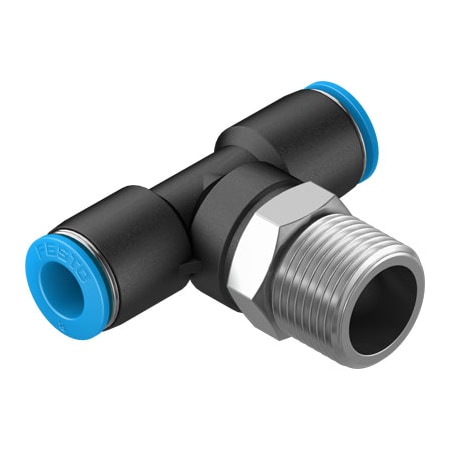 Festo Push-In T-Fitting QST-3/8-8 QST-3/8-8